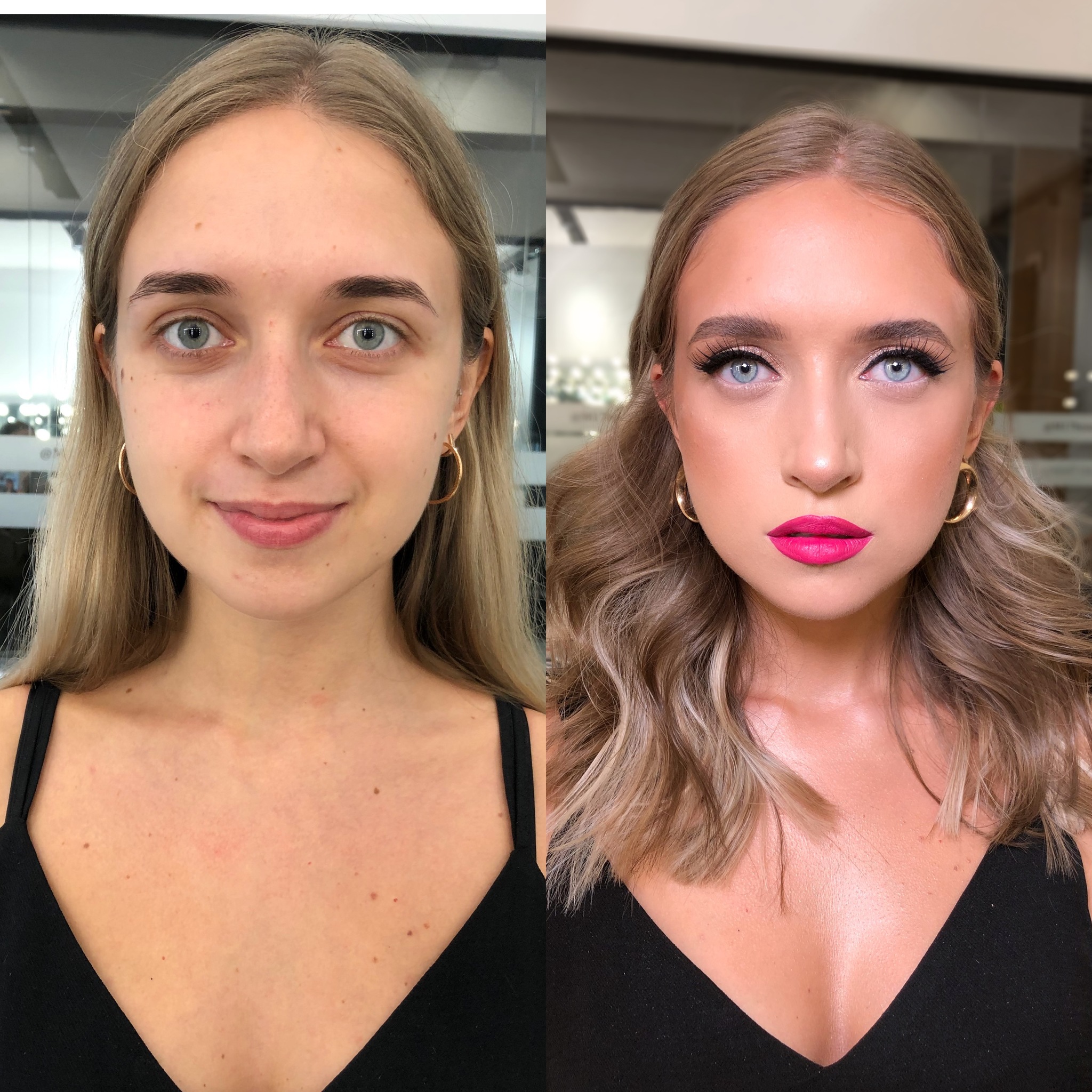 Makeup before/after - My, Visagiste, It Was-It Was, Makeup, beauty, Longpost