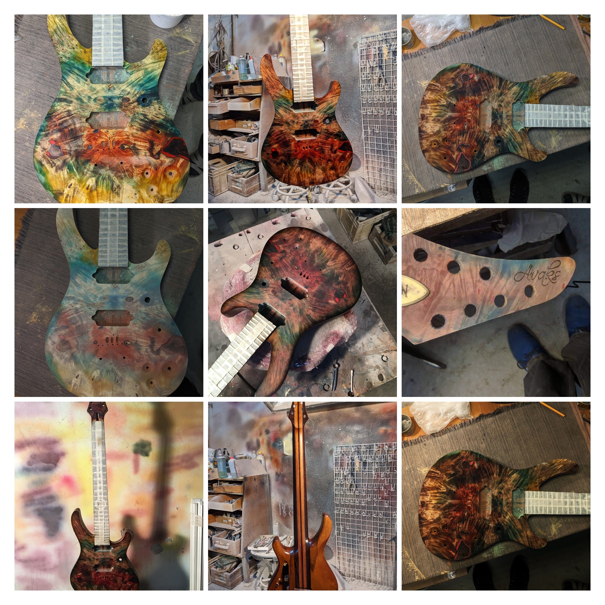 How I came to a master guitar from Avaks Custom Guitars - My, Seven-string guitar, Guitar, Custom Shop, Musical instruments, Music, Musicians, Video, Longpost