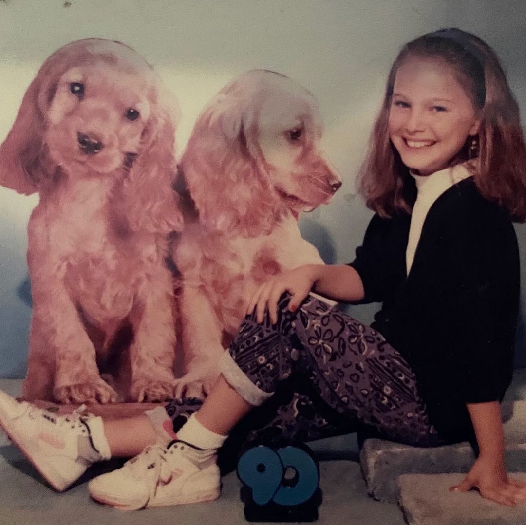 Little Natasha Herschlag, now known as Natalie Portman - Natalie Portman, The photo, Old photo, Black and white photo, Actors and actresses, Longpost