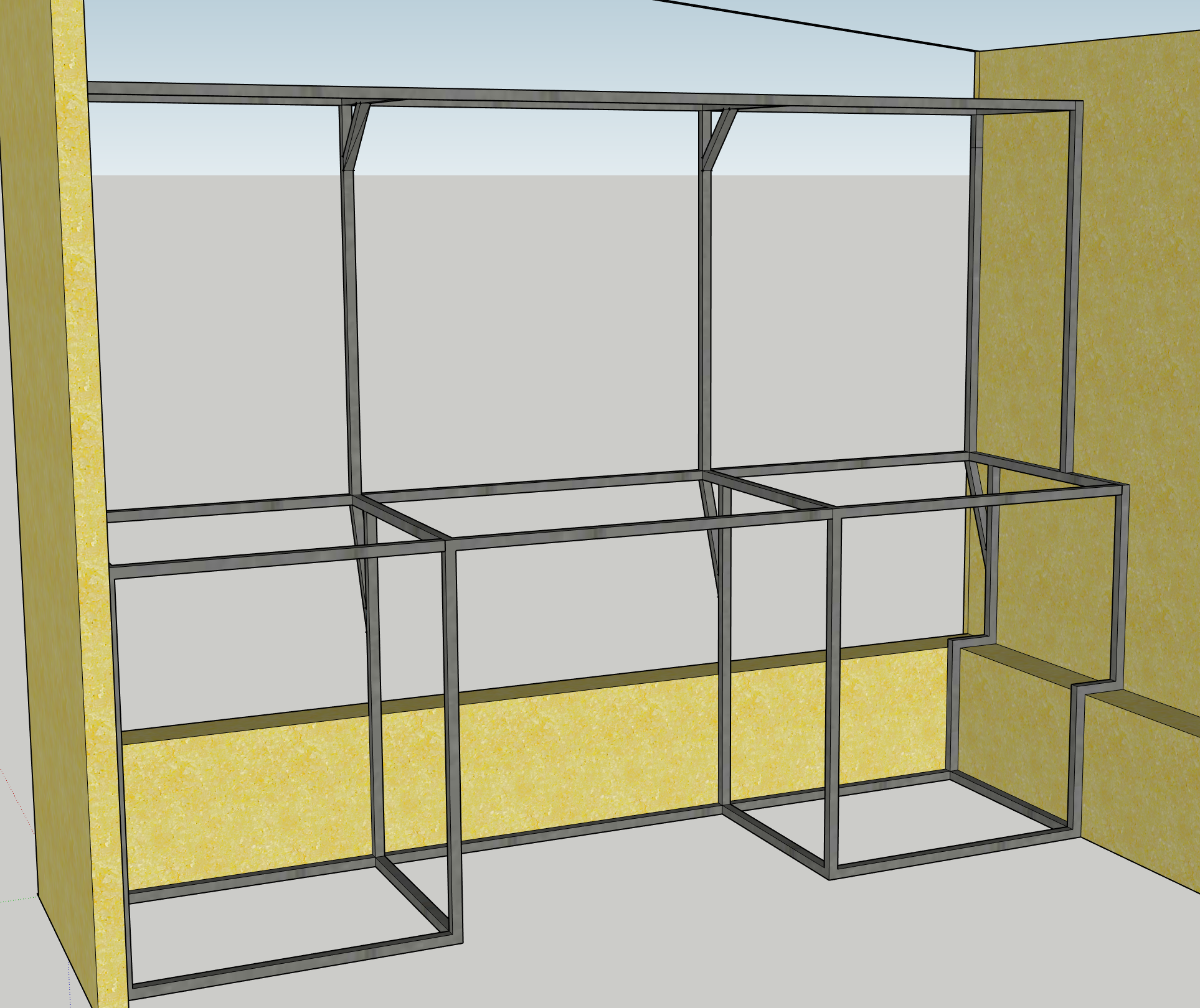 Frame of workbenches and shelving for the workshop - what did I forget? - My, Workshop, Welding, Longpost