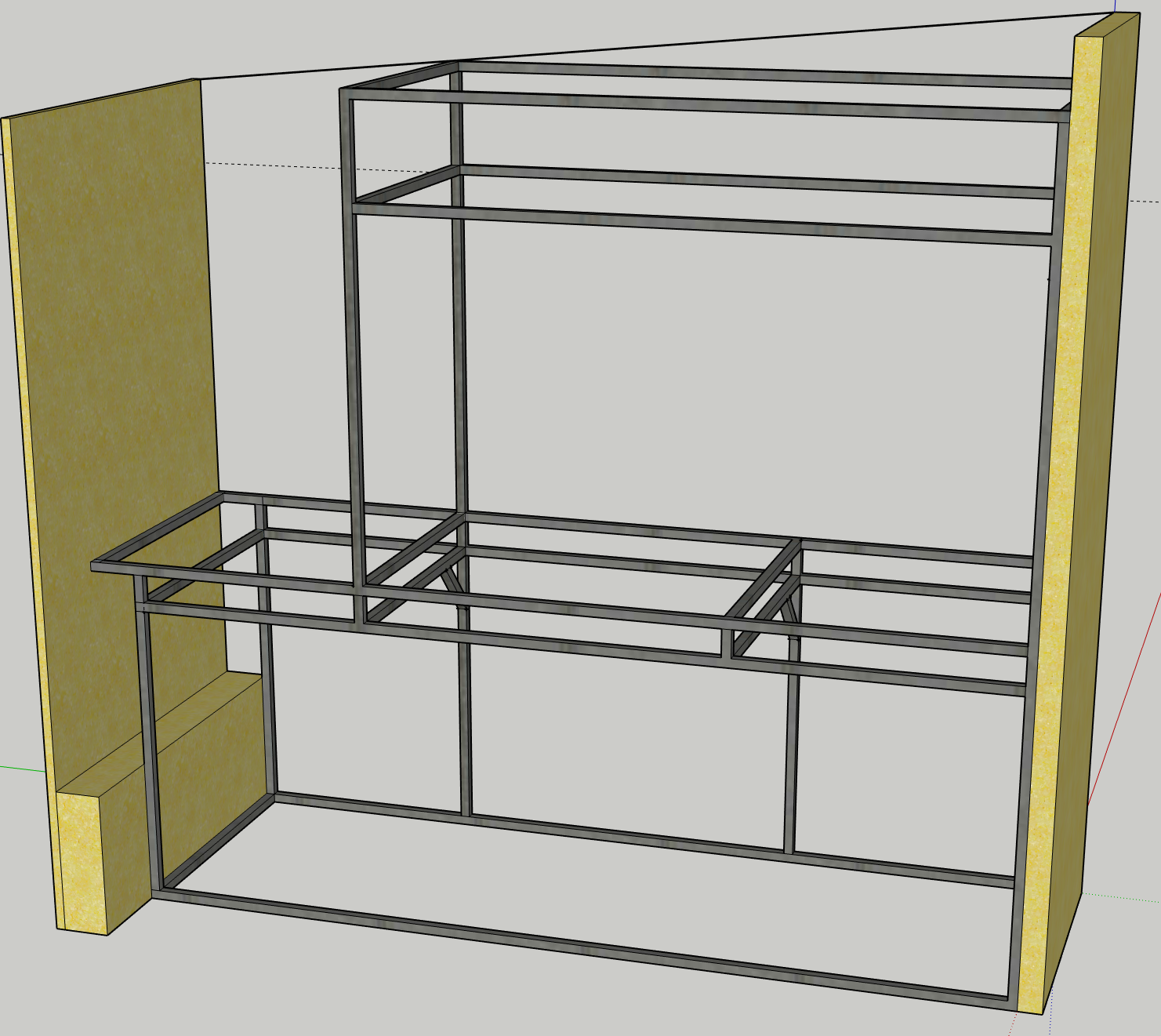 Frame of workbenches and shelving for the workshop - what did I forget? - My, Workshop, Welding, Longpost