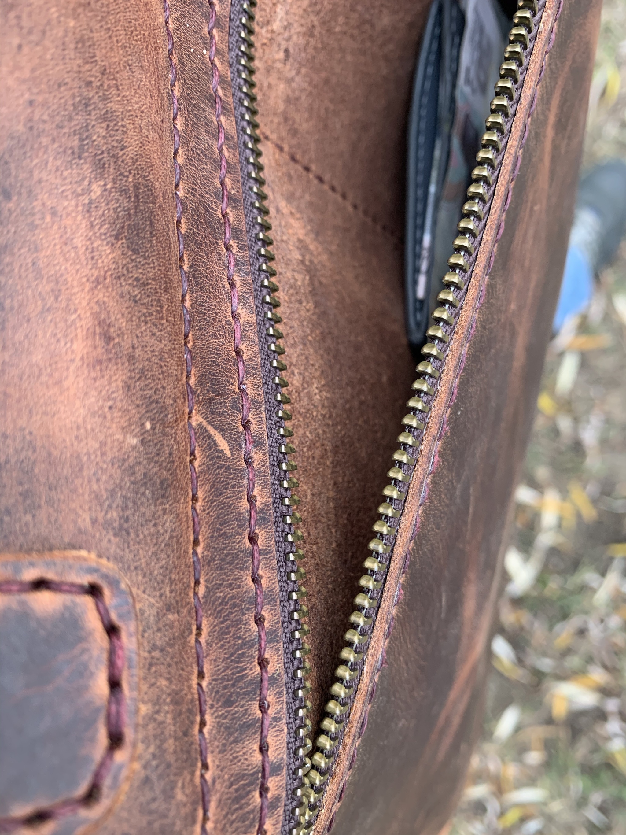 How I made my own leather bag. Part 2 - My, Master Class, Leather products, Сумка, With your own hands, Handmade, Leather craft, Natural leather, Mat, Longpost, Needlework with process