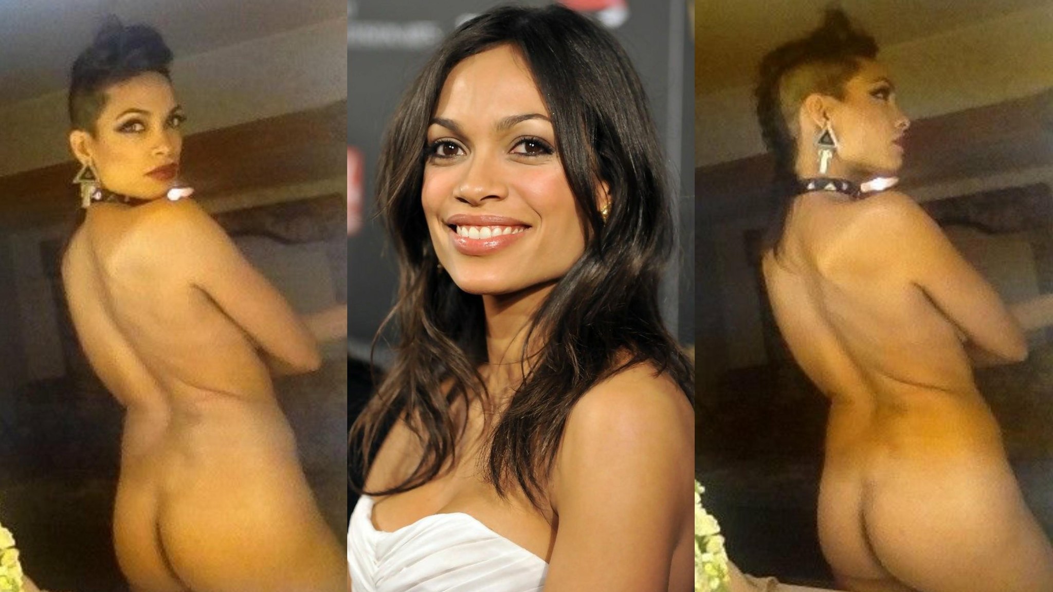 Gorgeous Rosario Dawson in all her glory - NSFW, Celebrities, Actors and actresses, Rosario Dawson, Female, Naked, Boobs, Nudity, beauty, GIF, Longpost, Women