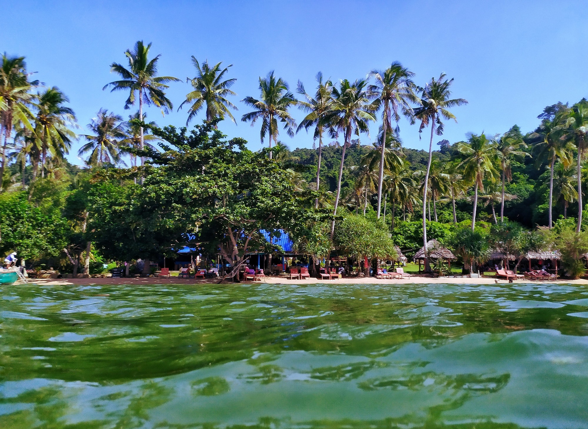 Marine photo sketch. Cambodia, Kep, Rabbit Island - My, Cambodia, Sea, Ocean, Camping, The photo, Longpost