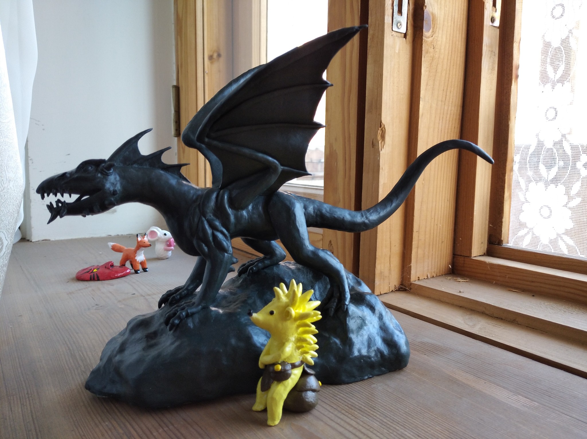 Dragon from the player and his father\mother\other - My, Dungeons & dragons, Crafts, The Dragon, Longpost