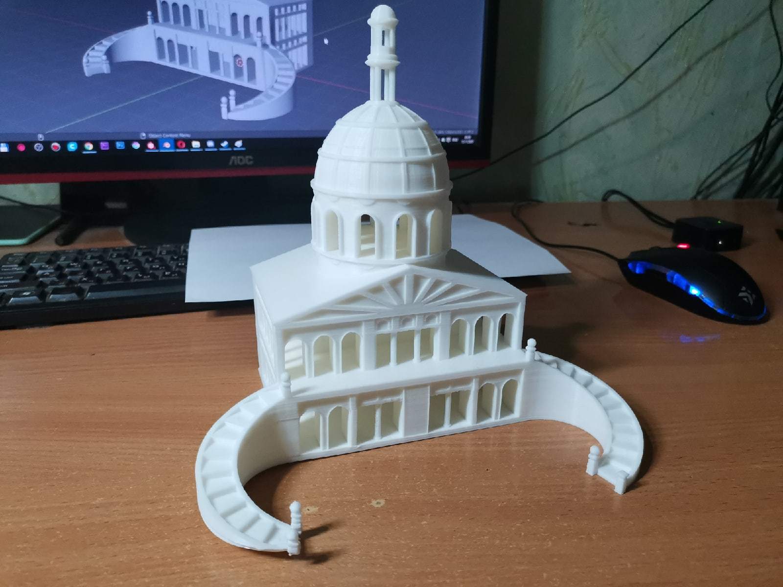 Герои 3. Город Башня. Капитолий (3D print) - Моё, HOMM III, Герои меча и магии, 3D моделирование, 3D, Anycubic, Длиннопост