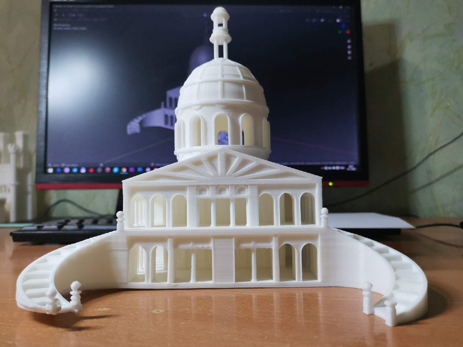 Герои 3. Город Башня. Капитолий (3D print) - Моё, HOMM III, Герои меча и магии, 3D моделирование, 3D, Anycubic, Длиннопост