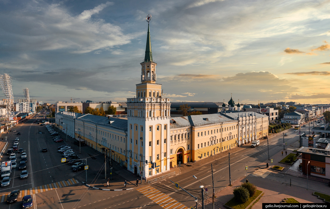 Ярославль с высоты — столица Золотого кольца России - Ярославль, Россия, Город, Фотография, Длиннопост, Архитектура