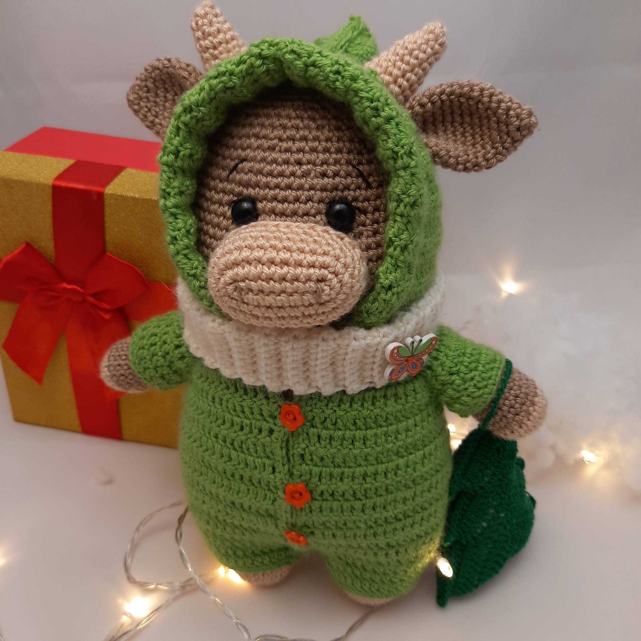 Bull Yasha - My, Goby, Symbol of the year, Amigurumi, Crochet, Knitted toys, Handmade, Longpost, Needlework without process