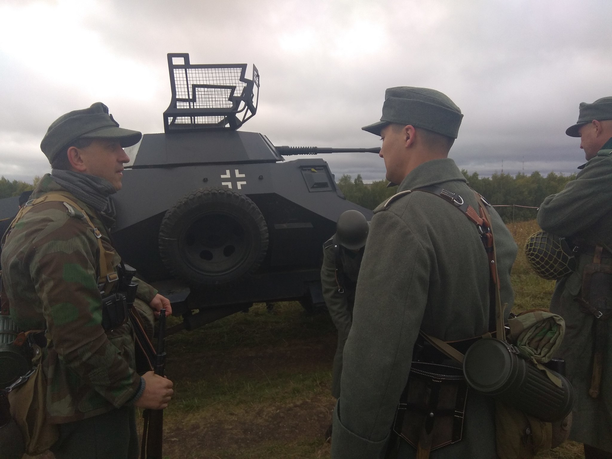 Reconstruction of the Great Patriotic War near Verkhny Uslon - My, Historical reconstruction, The Great Patriotic War, Germans, Longpost