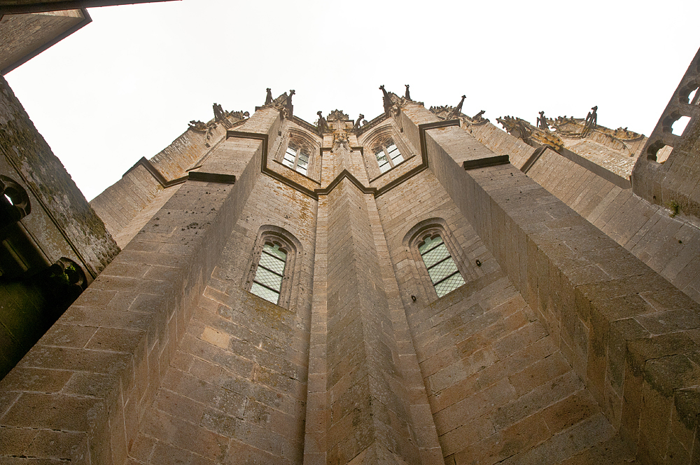 Abbey right on the sea - My, France, Island, Abbey, Longpost, Mont Saint Michel