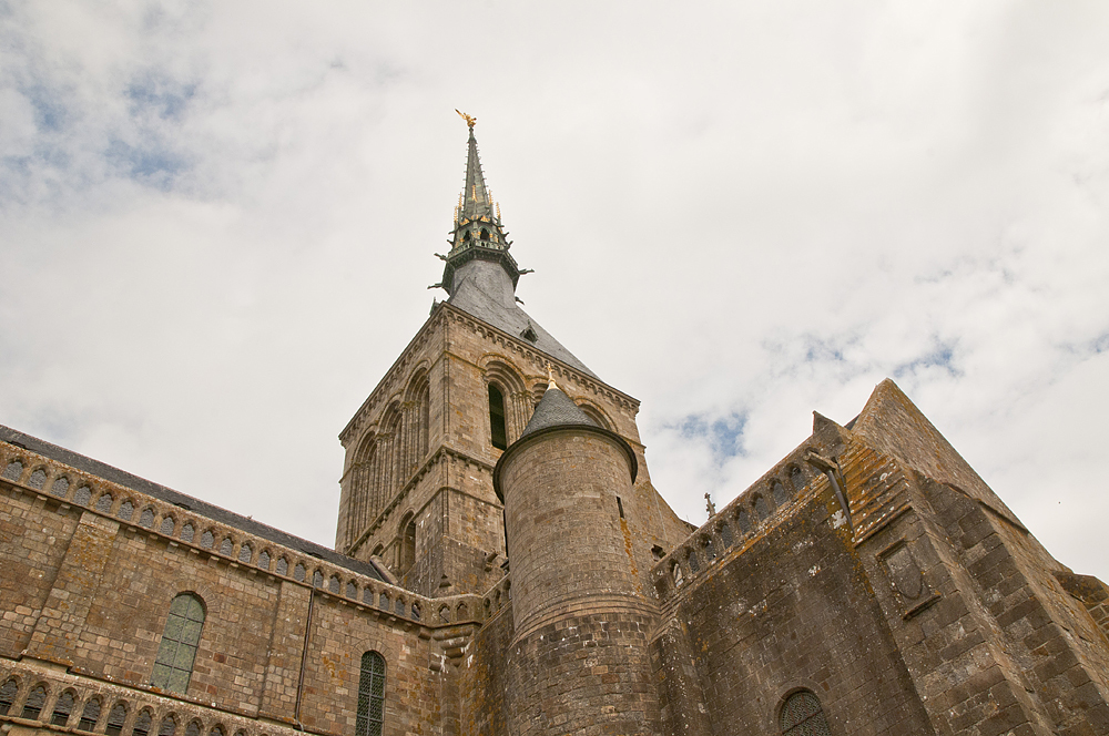 Abbey right on the sea - My, France, Island, Abbey, Longpost, Mont Saint Michel