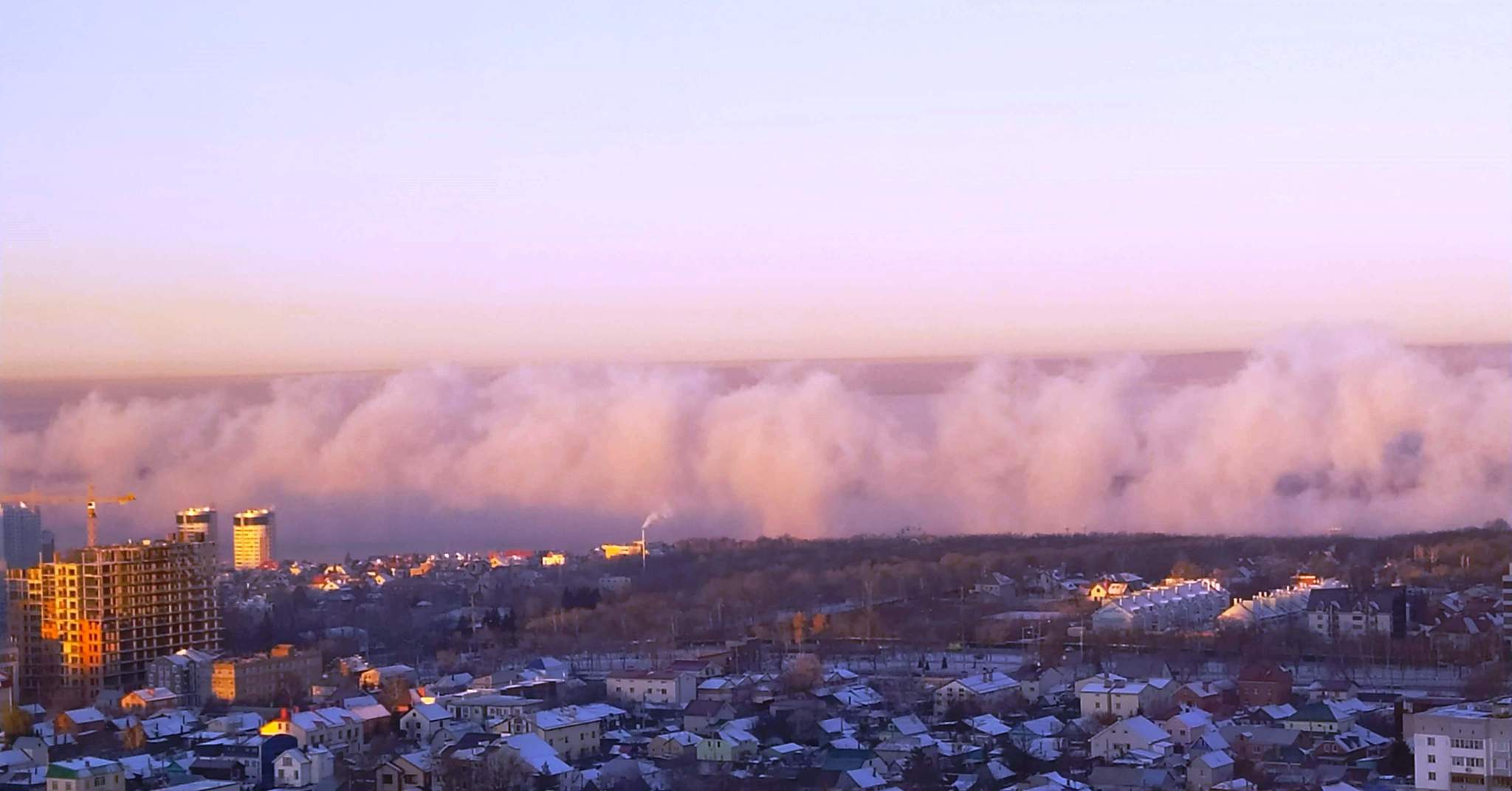 Abnormal cold - My, freezing, November, Samara, Volga river