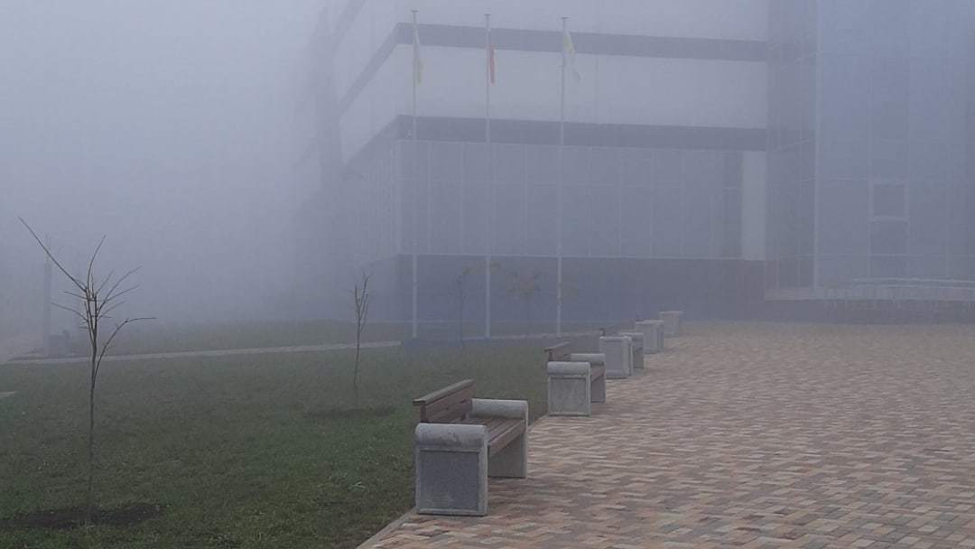 Low clouds in Stavropol - My, Stavropol, Stavropol region, Town, Longpost