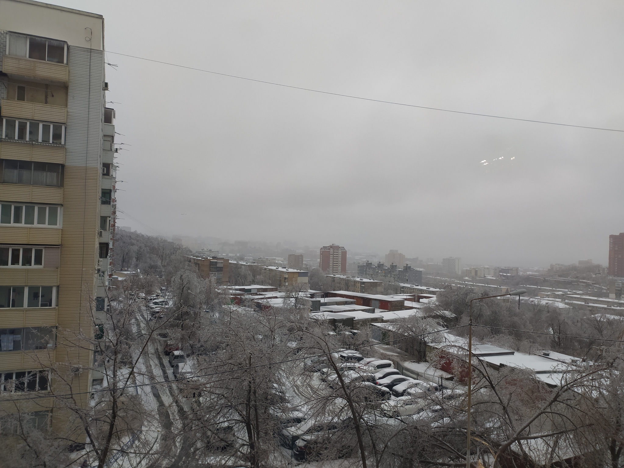 Vladivostok after bad weather - Vladivostok, Ice, Winter, Town, Bad weather, Longpost, The photo, Freezing rain