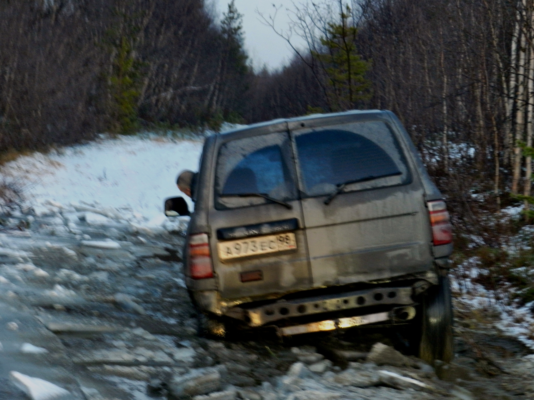 We make our way through ice and deep puddles! Patriot with automatic transmission, Land Cruiser, L200, Niva. TumbleweedKola - My, UAZ, Toyota Land Cruiser, Mitsubishi, Niva, Ice, Rubilovo, Winter, Murmansk, Kneading, Windlass, Domination, Snow, Kola Peninsula, Arctic, Mitsubishi L200, Chevrolet niva, Route, Jeep, SUV, Auto, Video, Longpost