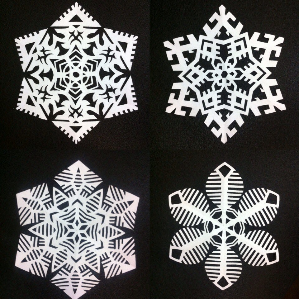 Snowflakes, part 2 - My, Snowflake, Paper, Needlework without process, Needlework, New Year, Crafts, Longpost