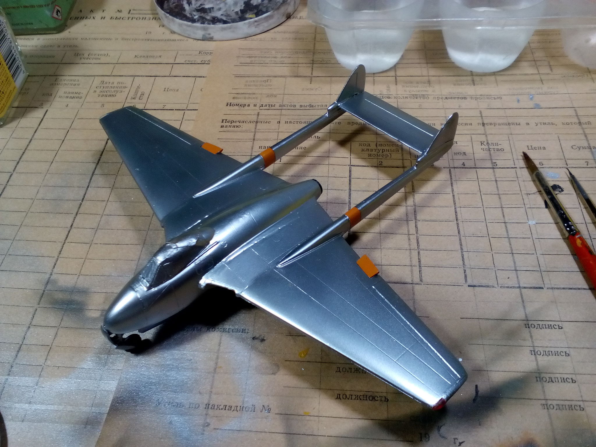 De Havilland DH.100 Vampire FB.Mk.6, Amodel, 1/72. Заметки по сборке - Моё, Стендовый моделизм, Сборная модель, Сборка, Роспись, Аэрография, Рукоделие с процессом, Хобби, Своими руками, Авиация, Самолет, Длиннопост