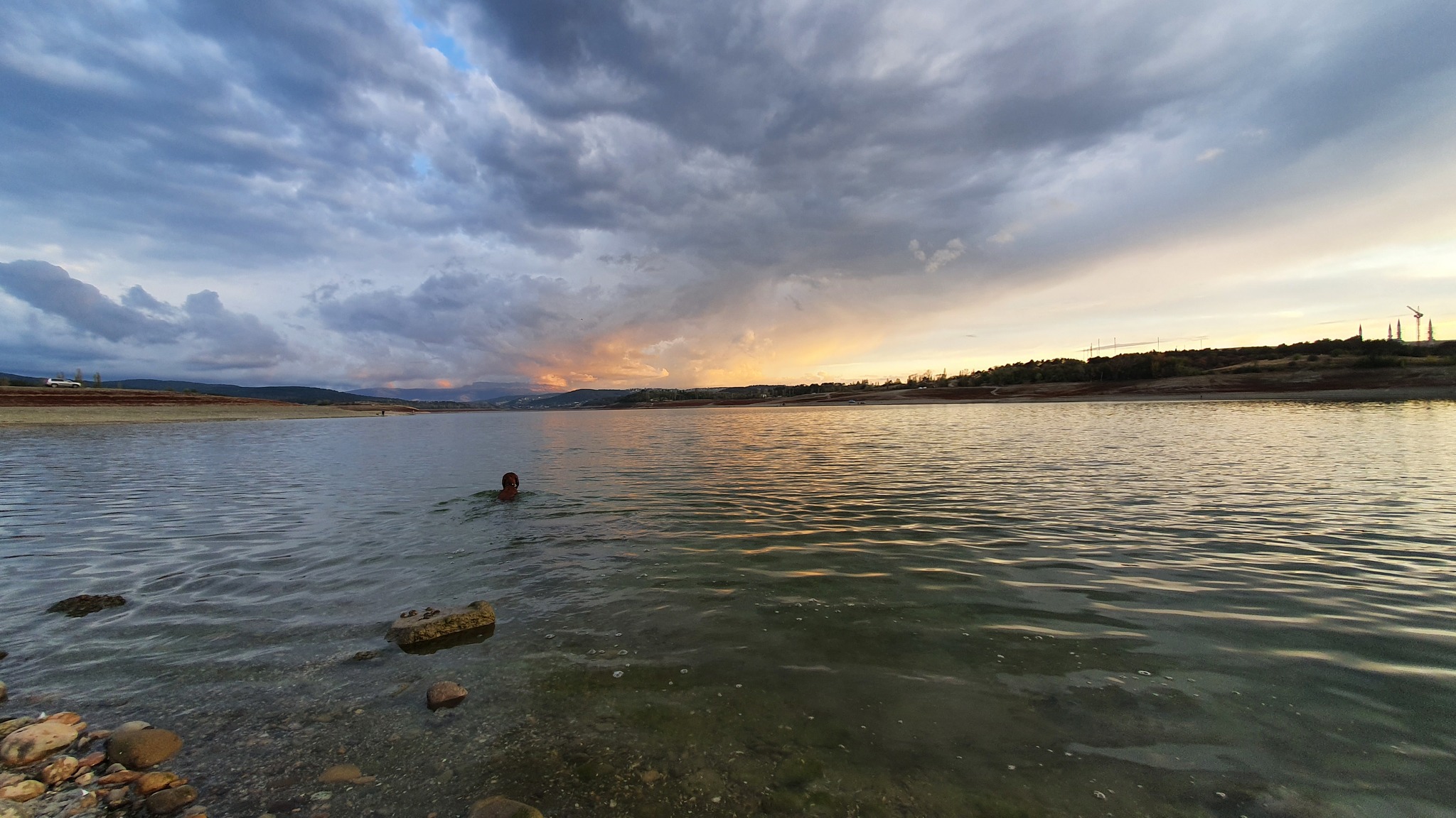 Симферопольское водохранилище - Моё, Симферополь, Водохранилище, Крым, Природа, Мелководье, Длиннопост