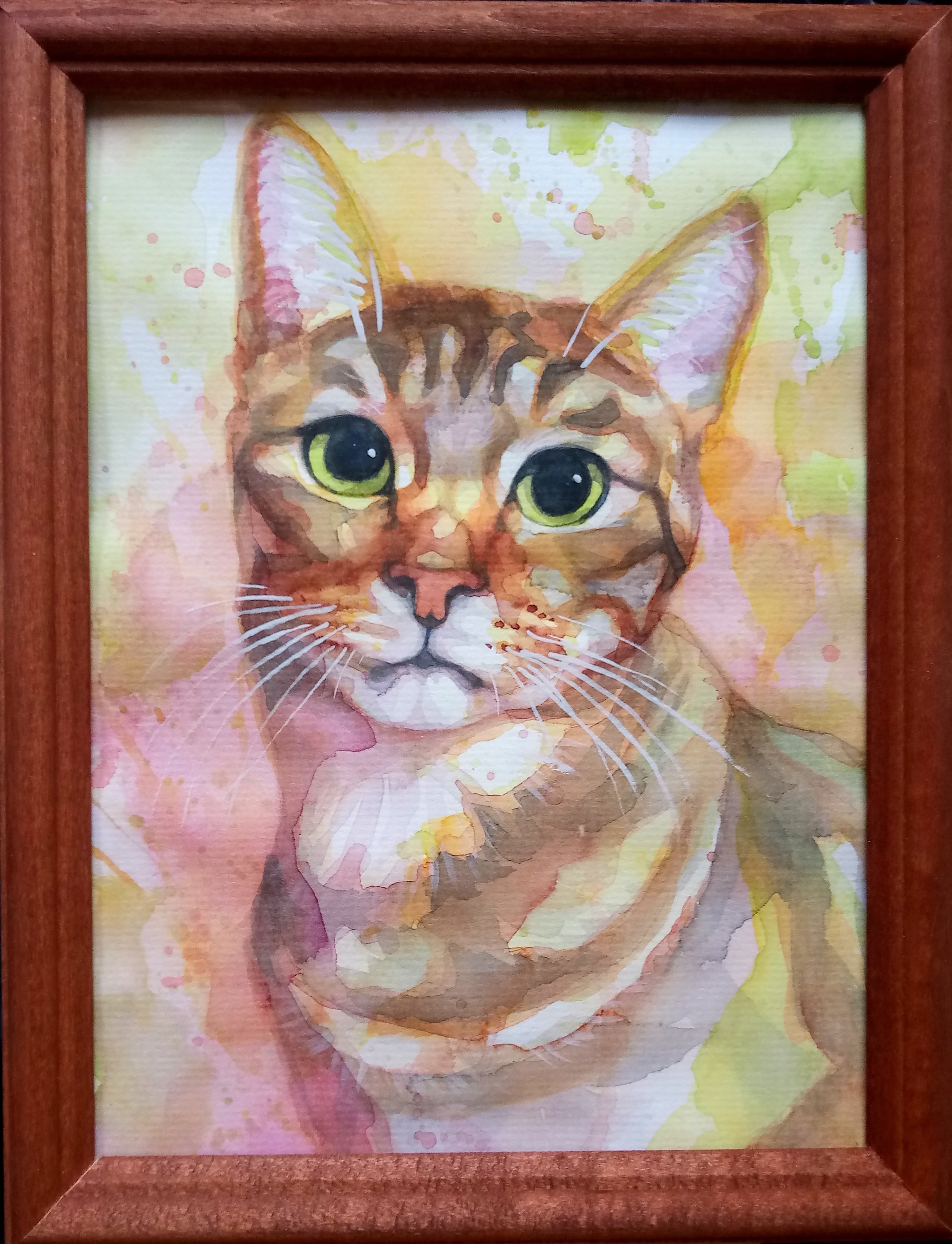 My help to the shelter - My, Watercolor, cat, Help, Animal shelter, Portrait, Drawing, Charity, Longpost