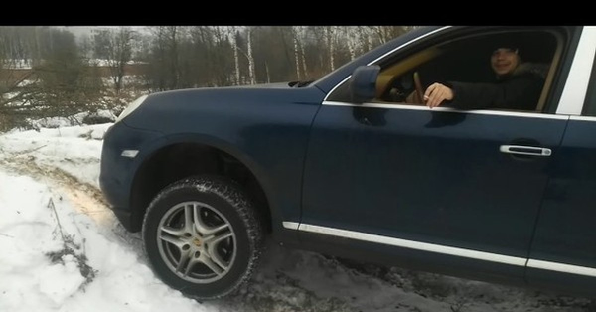 The story of one slide... Lots of swearing - NSFW, My, Slide, UAZ, Porsche cayenne, Video, Mat