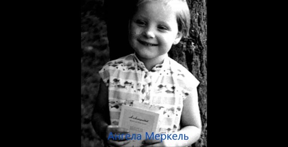 Кем была в детстве ребенком. Ангела меркель в детстве.