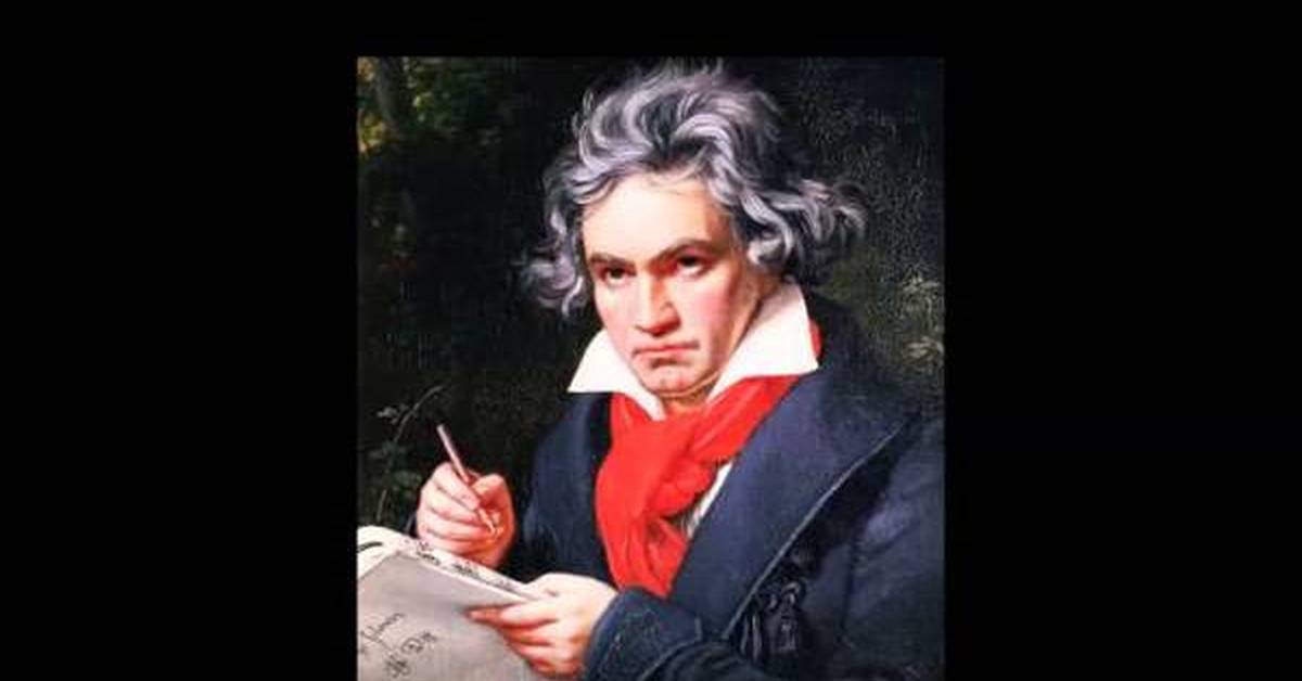 Бетховен дирижирует. Глухой композитор Бетховен.