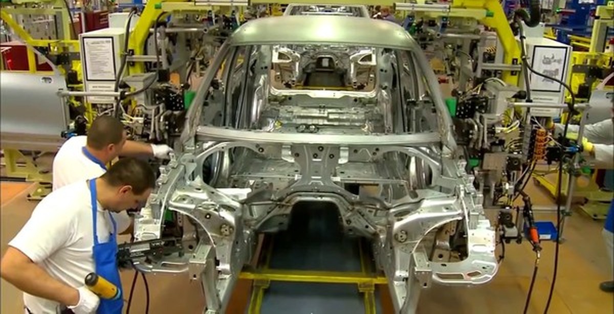 Конвейерная Сборка Volkswagen Touareg | Пикабу