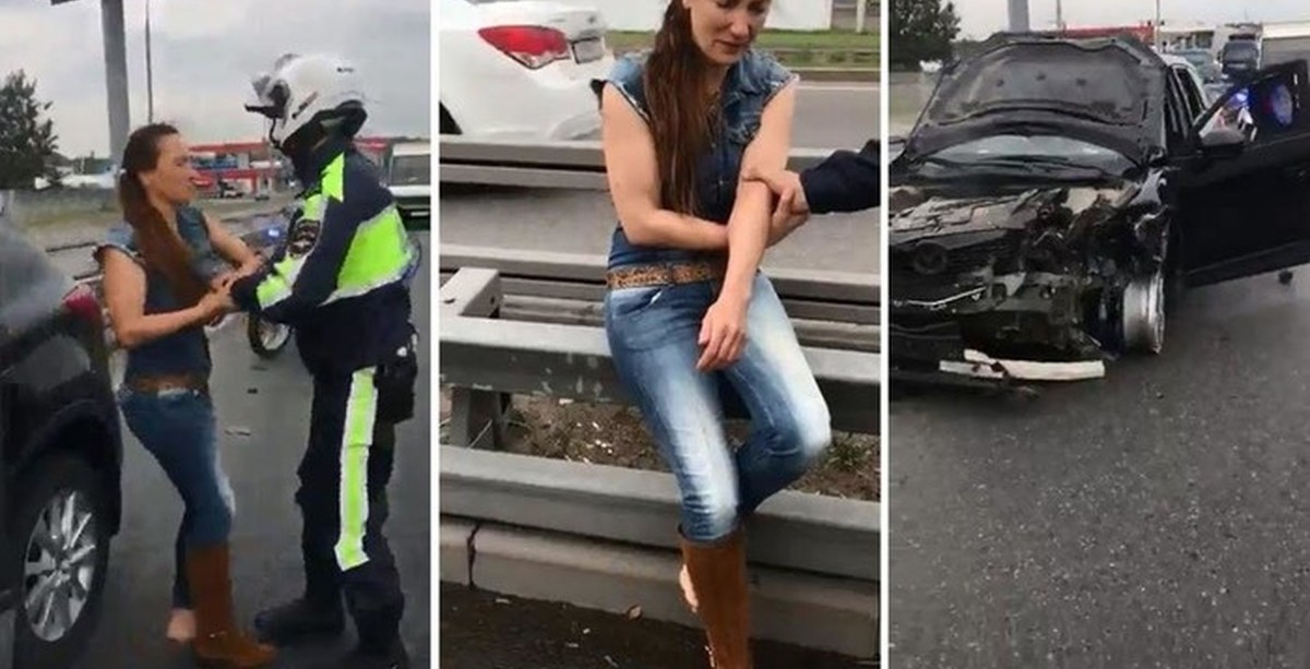 Украинская модель разбилась. Женщина за рулем авария.