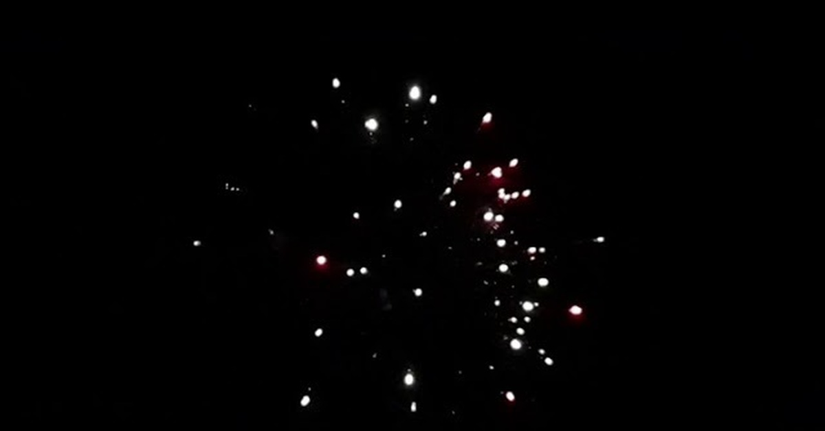 Салют в замедленной съемке. | Пикабу