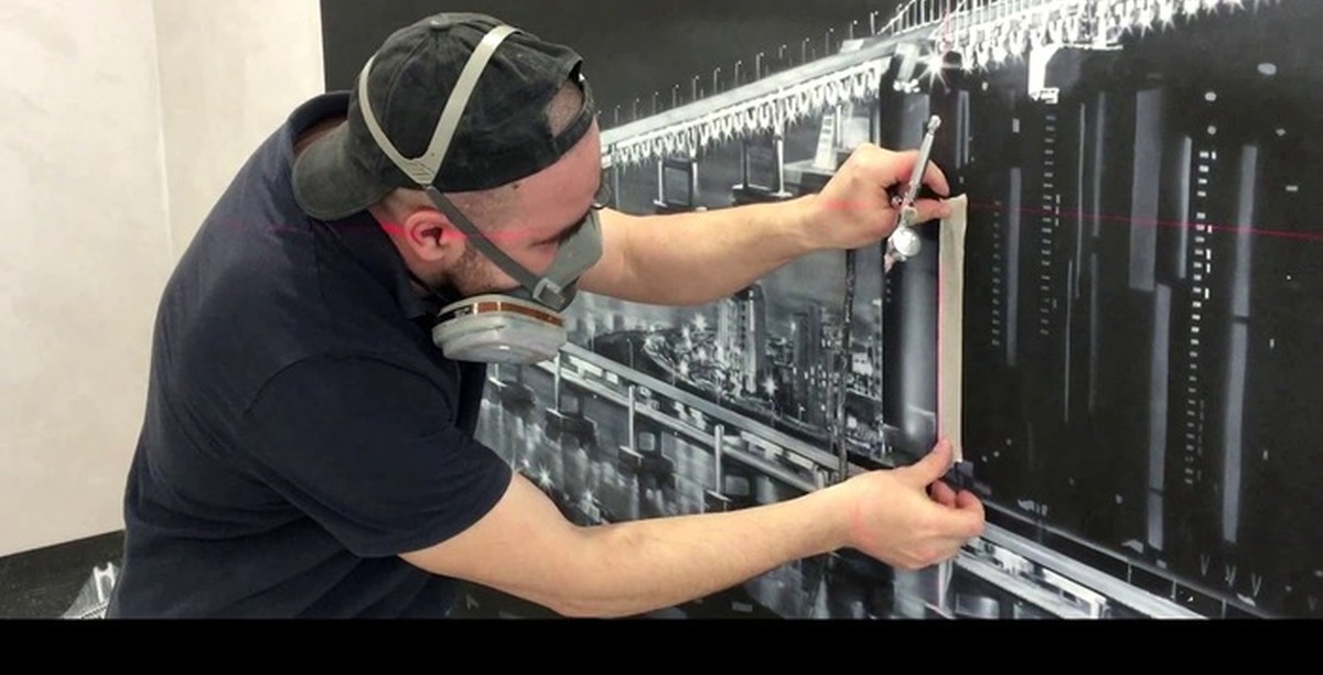 Аэрография. Ночной город | Пикабу