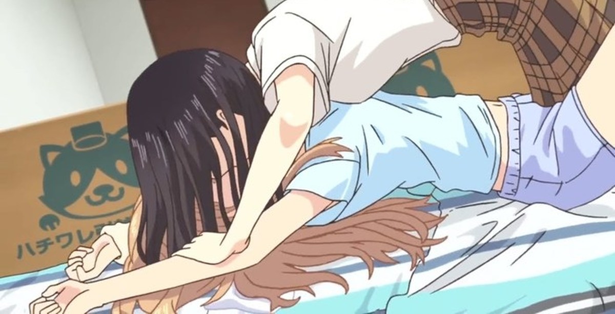 Lesbian Anime Scene